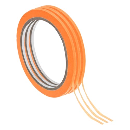 PATIKIL 20m x 0,3cm Krepppapier Klebeband Orange, 3 Rollen Universal Maler Kreppband Selbstklebend Malerkrepp Abklebeband für Malerarbeiten Dekoration zum Streichen Lackieren Renovieren PATIKIL 20m x 0,3cm Krepppapier Klebeband Orange, 3 Rollen Universal Maler Kreppband Selbstklebend Malerkrepp Abklebeband für Malerarbeiten Dekoration zum Streichen Lackieren Renovieren von PATIKIL
