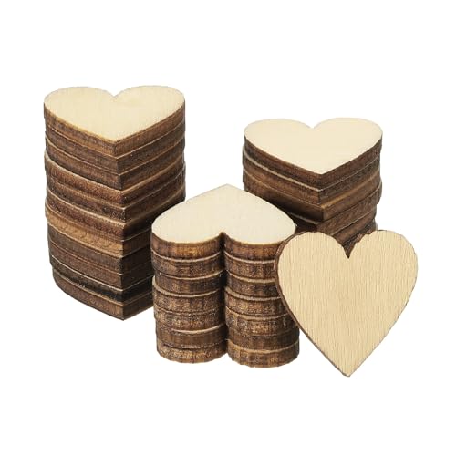 PATIKIL 20mm Holzherzen, 200er Packung Unvollendete Holzherzen Leer Holzausschnitte Ornamente Natürliche Holzstücke für Weihnachtsbastelprojekte PATIKIL 20mm Holzherzen, 200er Packung Unvollendete Holzherzen Leer Holzausschnitte Ornamente Natürliche Holzstücke für Weihnachtsbastelprojekte von PATIKIL