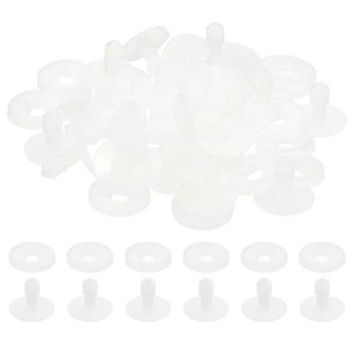 PATIKIL 20mm Puppen-Gelenke, 20er Set Kunststoff-Abnehmbare Tiergelenke Verbindungsstücke Engage Bolt für die Herstellung von Bären-Limbs und Puppenköpfen DIY-Bastelzubehör, Weiß PATIKIL 20mm Puppen-Gelenke, 20er Set Kunststoff-Abnehmbare Tiergelenke Verbindungsstücke Engage Bolt für die Herstellung von Bären-Limbs und Puppenköpfen DIY-Bastelzubehör, Weiß von PATIKIL