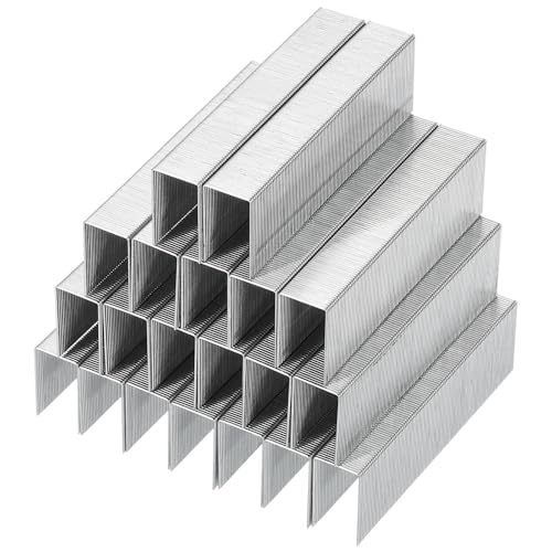 PATIKIL 23/23 Heftklammern für Hefter, 4Box 4000 Stück 15/16" Beinlänge Standard Flachklammer Meißelspitzen-Heftklammern Jam-Free für Büro Desktop Home Supplies, Silber von PATIKIL