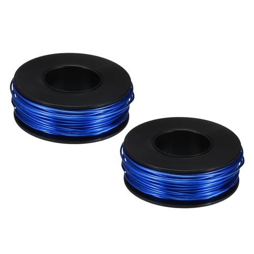 PATIKIL 23m Aluminiumdraht, 2 Stück Schmuckdraht Aluminium Basteldraht 1mm 18 Gauge Draht Metall für Schmuckherstellung Perlenbasteln Anhänger Kunst, Blau PATIKIL 23m Aluminiumdraht, 2 Stück Schmuckdraht Aluminium Basteldraht 1mm 18 Gauge Draht Metall für Schmuckherstellung Perlenbasteln Anhänger Kunst, Blau von PATIKIL