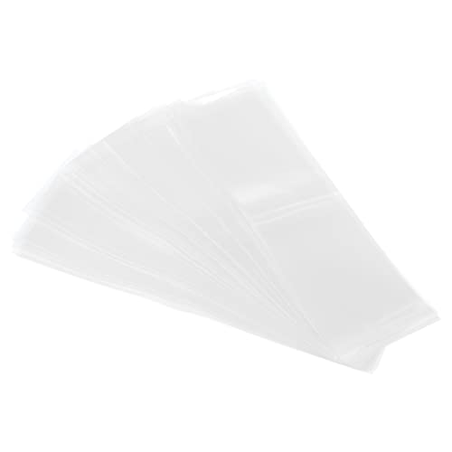PATIKIL 250Pack Perforierte Folie PVC Schrumpfband für Kappe 3.86 zu 4.02" 160x45mm Klar von PATIKIL