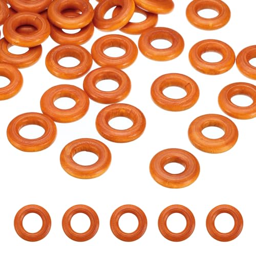 PATIKIL 25mm Naturholzringe, 30er Pack Holzringe Rund Verbindungsringe Holzschleife Kreis für Bastelarbeiten Anhänger DIY Schmuckherstellung Makramee, Braun PATIKIL 25mm Naturholzringe, 30er Pack Holzringe Rund Verbindungsringe Holzschleife Kreis für Bastelarbeiten Anhänger DIY Schmuckherstellung Makramee, Braun von PATIKIL