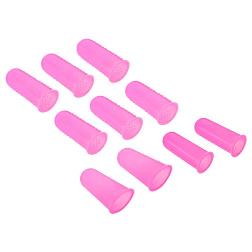 PATIKIL 2Set Gummi Fingerspitze Silikon Daumen Fingerkuppen Schutz Abdeckungen Schutz Finger Griffe Fingerhut für Büro Zählen Sortieren Nähen Größe Sortiert Rosa PATIKIL 2Set Gummi Fingerspitze Silikon Daumen Fingerkuppen Schutz Abdeckungen Schutz Finger Griffe Fingerhut für Büro Zählen Sortieren Nähen Größe Sortiert Rosa von PATIKIL