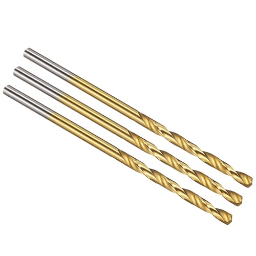 PATIKIL 2mm Bohrer, M42 HSS Spiralbohrer, Gerader 135° Stahlbohrer Titannitrid-Beschichtung für Hartmetall Edelstahl - 3 Stück PATIKIL 2mm Bohrer, M42 HSS Spiralbohrer, Gerader 135° Stahlbohrer Titannitrid-Beschichtung für Hartmetall Edelstahl - 3 Stück von PATIKIL