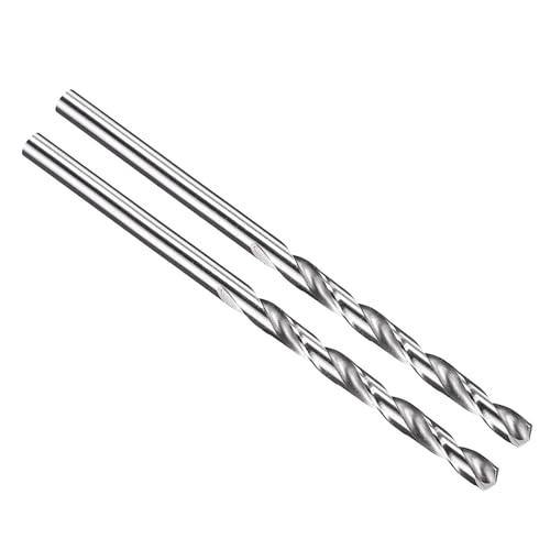 PATIKIL 3,2 mm Bohrer, Jobber gerade Schaft M2 High-Speed-Stahl 135° Unbeschichtet Hell für Edelstahl mittelhartes Metall - 2er Pack PATIKIL 3,2 mm Bohrer, Jobber gerade Schaft M2 High-Speed-Stahl 135° Unbeschichtet Hell für Edelstahl mittelhartes Metall - 2er Pack von PATIKIL