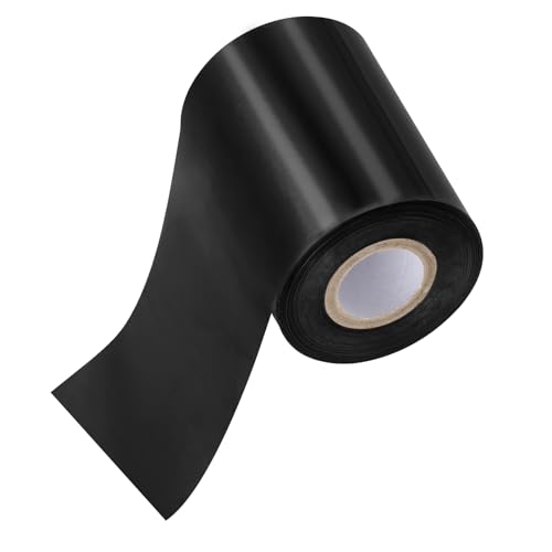 PATIKIL 3,2"x400Ft Heißprägefolie, Heißtransfer-Heißprägepapierfolie Rolle für Leder DIY Logo Dekor Handwerk Paket Scrapbook, Schwarz. von PATIKIL