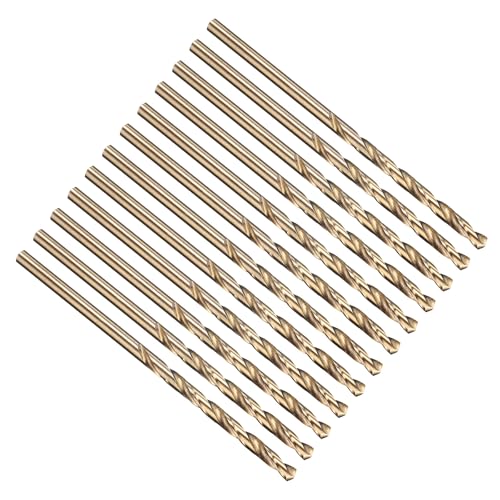 PATIKIL 3,5 mm Bohrer, Jobber gerade Schaft M35 5% High-Speed-Stahl 135° Gold-Finish für Edelstahl-Hartmetall - 12er Pack PATIKIL 3,5 mm Bohrer, Jobber gerade Schaft M35 5% High-Speed-Stahl 135° Gold-Finish für Edelstahl-Hartmetall - 12er Pack von PATIKIL