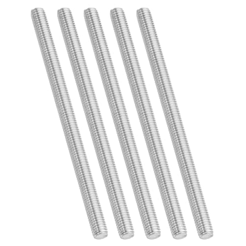 PATIKIL 3/8"-16 UNC 304 Edelstahl Gewindestange, 5 Stück 150mm Länge Langgewindeschraube Gewindestangen Gewindestab Gewindestifte für Verankerungsschraube, Klemmen, Hänger und U-Bolzen PATIKIL 3/8"-16 UNC 304 Edelstahl Gewindestange, 5 Stück 150mm Länge Langgewindeschraube Gewindestangen Gewindestab Gewindestifte für Verankerungsschraube, Klemmen, Hänger und U-Bolzen von PATIKIL