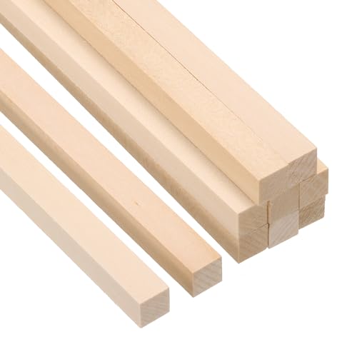PATIKIL 3/8 Zoll Holzdübel Stäbe, 10 Stück 6 Zoll Lange Quadratische Holzdübel Unbehandelte Hartholzstäbe für Bastelbedarf DIY PATIKIL 3/8 Zoll Holzdübel Stäbe, 10 Stück 6 Zoll Lange Quadratische Holzdübel Unbehandelte Hartholzstäbe für Bastelbedarf DIY von PATIKIL