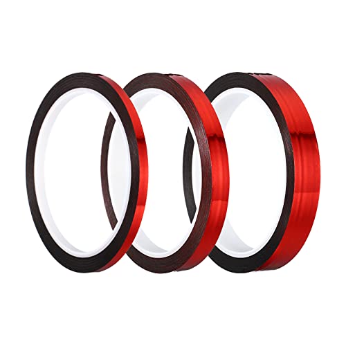 PATIKIL 3 Rollen Glitzer Klebeband 5/10/50mm Washi Tape Holografische Selbstklebende Metallic Klebeband Reflektierender für DIY Geschenkverpackung Party Dekoration Rot PATIKIL 3 Rollen Glitzer Klebeband 5/10/50mm Washi Tape Holografische Selbstklebende Metallic Klebeband Reflektierender für DIY Geschenkverpackung Party Dekoration Rot von PATIKIL