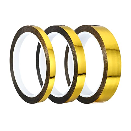 PATIKIL 3 Rollen Glitzer Klebeband 8/12/80mm Washi Tape Holografische Selbstklebende Metallic Klebeband Reflektierender für DIY Geschenkverpackung Party Dekoration Gold PATIKIL 3 Rollen Glitzer Klebeband 8/12/80mm Washi Tape Holografische Selbstklebende Metallic Klebeband Reflektierender für DIY Geschenkverpackung Party Dekoration Gold von PATIKIL