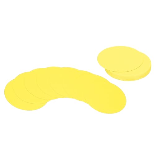 PATIKIL 3-Zoll-Kreis-Karton, 25 Stück runde Ausschnitte aus dickem Karton als Untersetzer für DIY-Bastelprojekte, Klassenzimmer-Pinnwanddekoration, Gelb PATIKIL 3-Zoll-Kreis-Karton, 25 Stück runde Ausschnitte aus dickem Karton als Untersetzer für DIY-Bastelprojekte, Klassenzimmer-Pinnwanddekoration, Gelb von PATIKIL