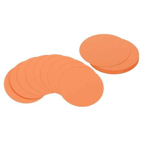 PATIKIL 3 Zoll Kreiskartenkarton, 25 Stück runde Formausschnitte Papier dickes Kartonuntersetzer für DIY Bastelprojekte Klassenzimmer Pinnwanddekoration, Orange PATIKIL 3 Zoll Kreiskartenkarton, 25 Stück runde Formausschnitte Papier dickes Kartonuntersetzer für DIY Bastelprojekte Klassenzimmer Pinnwanddekoration, Orange von PATIKIL