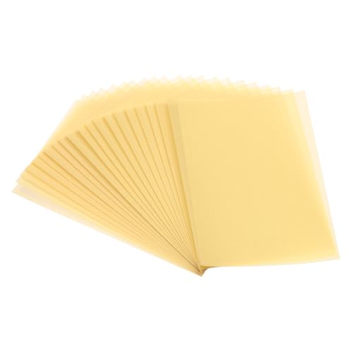 PATIKIL 30 Blätter Pergamentpapier 4x6, Pergamentpapier bedruckbar Transparentpapier 100GSM für Einladungsdruck, Goldton PATIKIL 30 Blätter Pergamentpapier 4x6, Pergamentpapier bedruckbar Transparentpapier 100GSM für Einladungsdruck, Goldton von PATIKIL