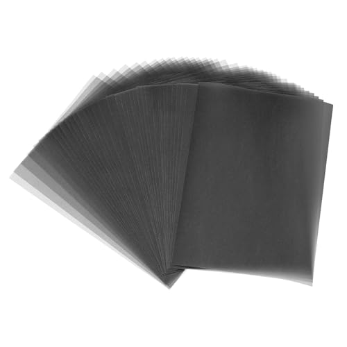 PATIKIL 30 Blätter Pergamentpapier 4x6, Pergamentpapier bedruckbar Transparentpapier 100GSM für Einladungsdruck, Schwarz PATIKIL 30 Blätter Pergamentpapier 4x6, Pergamentpapier bedruckbar Transparentpapier 100GSM für Einladungsdruck, Schwarz von PATIKIL