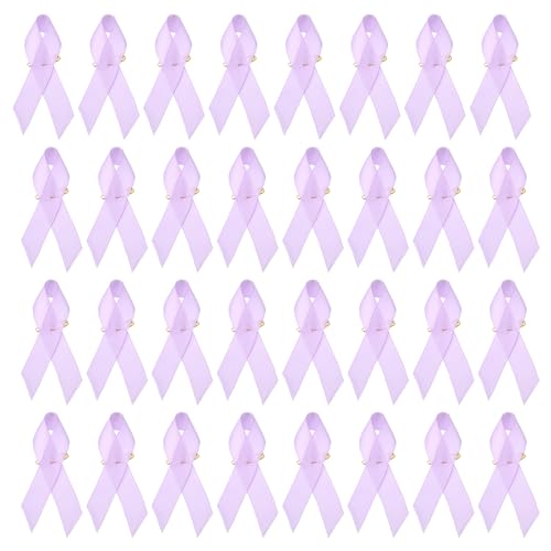 PATIKIL 30 Stück Lavendel Polyesterband Satin Pins, Awareness Ribbon Satin mit Sicherheitsnadeln PATIKIL 30 Stück Lavendel Polyesterband Satin Pins, Awareness Ribbon Satin mit Sicherheitsnadeln von PATIKIL