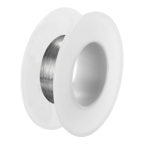 PATIKIL 304 Edelstahl Draht, 328 Ft 0,1 mm 38 Gauge Schmuckdraht Basteldraht für Schmuckherstellung Armbänder Basteln DIY, Silber PATIKIL 304 Edelstahl Draht, 328 Ft 0,1 mm 38 Gauge Schmuckdraht Basteldraht für Schmuckherstellung Armbänder Basteln DIY, Silber von PATIKIL