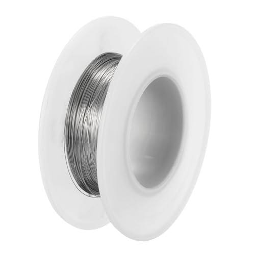 PATIKIL 304 Edelstahl Draht, 328 ft 0,2 mm 32 Gauge Schmuckdraht Basteldraht Weicher Perlen Draht für Schmuckherstellung Armbänder Basteln DIY, Silber PATIKIL 304 Edelstahl Draht, 328 ft 0,2 mm 32 Gauge Schmuckdraht Basteldraht Weicher Perlen Draht für Schmuckherstellung Armbänder Basteln DIY, Silber von PATIKIL