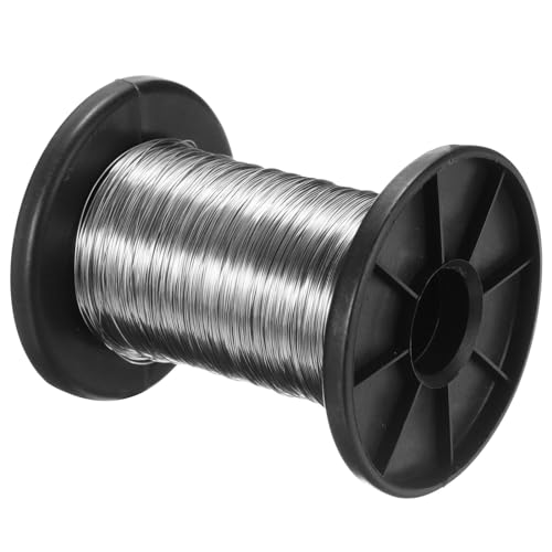 PATIKIL 316 Edelstahl Draht, 328 ft 0,3 mm 28 Gauge Schmuckdraht Basteldraht Weicher Perlenfaden für Schmuckherstellung Armbänder Basteln DIY, Silber PATIKIL 316 Edelstahl Draht, 328 ft 0,3 mm 28 Gauge Schmuckdraht Basteldraht Weicher Perlenfaden für Schmuckherstellung Armbänder Basteln DIY, Silber von PATIKIL