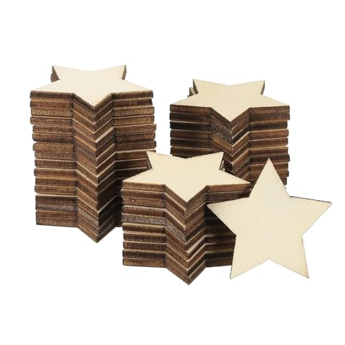 PATIKIL 35mm Holzsterne, 200er Packung Unvollendete Holzsterne Leerholz-Ausschnitte Verzierungen Naturholzstücke für Weihnachtsbastelprojekte PATIKIL 35mm Holzsterne, 200er Packung Unvollendete Holzsterne Leerholz-Ausschnitte Verzierungen Naturholzstücke für Weihnachtsbastelprojekte von PATIKIL