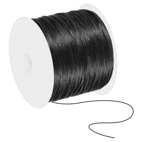 PATIKIL 38 Yard Stretchy Armband Schnur, 0,5 mm Runde Elastische Schnur Stretch Kristall Schnur Perlenkordel für Armbänder Schmuckherstellung, Schwarz PATIKIL 38 Yard Stretchy Armband Schnur, 0,5 mm Runde Elastische Schnur Stretch Kristall Schnur Perlenkordel für Armbänder Schmuckherstellung, Schwarz von PATIKIL