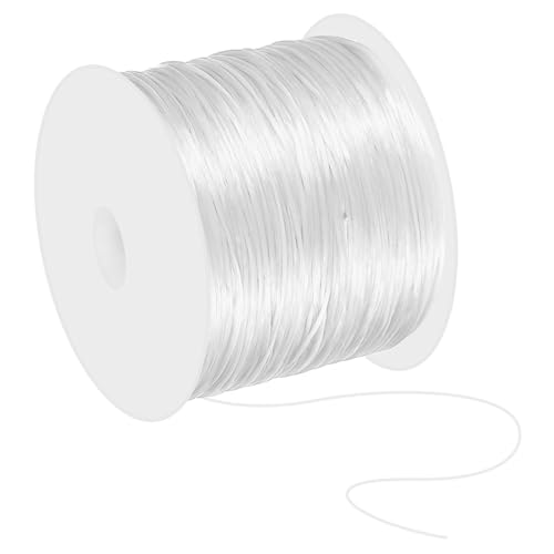 PATIKIL 38 Yard Stretchy Armband Schnur, 0,5 mm Runde Elastische Schnur Stretch Kristall Schnur Perlenkordel für Armbänder Schmuckherstellung, Weiß PATIKIL 38 Yard Stretchy Armband Schnur, 0,5 mm Runde Elastische Schnur Stretch Kristall Schnur Perlenkordel für Armbänder Schmuckherstellung, Weiß von PATIKIL