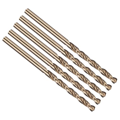 PATIKIL 3mm Bohrer, M42 8% Hochgeschwindigkeitsstahl Jobber Gerader Schaft 135° Gold Finish für Hartmetall Hochtemperatur-Titanlegierung - 5er Pack PATIKIL 3mm Bohrer, M42 8% Hochgeschwindigkeitsstahl Jobber Gerader Schaft 135° Gold Finish für Hartmetall Hochtemperatur-Titanlegierung - 5er Pack von PATIKIL