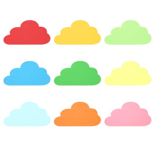 PATIKIL 4,2x6,1" Ausschnitte aus Papier, 36 Stück Wolken in verschiedenen Farben für Pinnwandkunst, Büro, Klassenzimmer, Party, Frühlings-DIY-Basteldekoration, bunt PATIKIL 4,2x6,1" Ausschnitte aus Papier, 36 Stück Wolken in verschiedenen Farben für Pinnwandkunst, Büro, Klassenzimmer, Party, Frühlings-DIY-Basteldekoration, bunt von PATIKIL