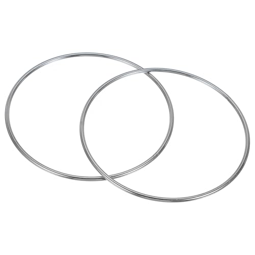 PATIKIL 4,3" Metall-O-Ring, 2 Stück schwere Ausführung 304 Edelstahl O-Ringe Geschweißte Rundringe für DIY-Handwerk Hardware Gürtel Hundeleine Makramee, 5x110mm PATIKIL 4,3" Metall-O-Ring, 2 Stück schwere Ausführung 304 Edelstahl O-Ringe Geschweißte Rundringe für DIY-Handwerk Hardware Gürtel Hundeleine Makramee, 5x110mm von PATIKIL