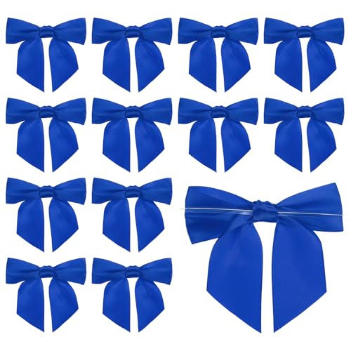 PATIKIL 4,5" Twist Tie Satin Bow, 20 Stück Große Twist Tie Vorgebundene Satinband Schleife Vorgefertigte Verpackungsschleife Dekoration für Treat Bag Craft DIY Hochzeit, Blau PATIKIL 4,5" Twist Tie Satin Bow, 20 Stück Große Twist Tie Vorgebundene Satinband Schleife Vorgefertigte Verpackungsschleife Dekoration für Treat Bag Craft DIY Hochzeit, Blau von PATIKIL