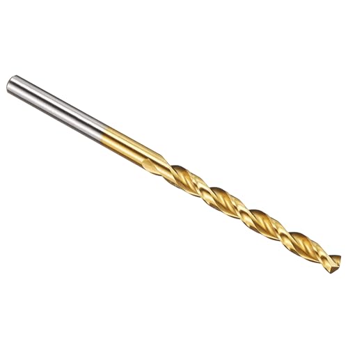 PATIKIL 4,5mm Bohrer, M42 HSS Spiralbohrer, Gerader 135° Stahlbohrer Titannitrid-Beschichtung für Hartmetall Edelstahl - 1 Stück von PATIKIL
