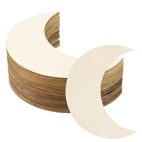 PATIKIL 4,7"x1,8" Holzmond, 20er Packung Unvollendete Holzmonde Ausschnitte Natürliche Holzstücke für Weihnachtsbastelprojekte PATIKIL 4,7"x1,8" Holzmond, 20er Packung Unvollendete Holzmonde Ausschnitte Natürliche Holzstücke für Weihnachtsbastelprojekte von PATIKIL