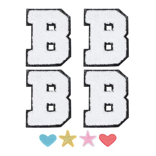PATIKIL 4 Packungen Buchstaben B Nähen-/Bügelaufnäher, Filzbuchstaben Aufbügeln mit Herz und Stern Aufnäher, Bügelflicken Jeans Hüte Kleidung Jacke Mantel Tasche Rucksäcke DIY Zubehör PATIKIL 4 Packungen Buchstaben B Nähen-/Bügelaufnäher, Filzbuchstaben Aufbügeln mit Herz und Stern Aufnäher, Bügelflicken Jeans Hüte Kleidung Jacke Mantel Tasche Rucksäcke DIY Zubehör von PATIKIL
