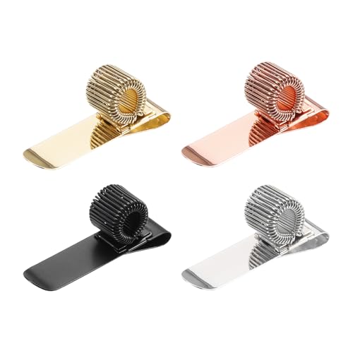 PATIKIL 4 Stück Stifthalter Clips, Metall Stiftclip Halter Verstellbare Schleife Stift Bleistift Organizer mit horizontaler einzelner Feder Schleife für Notizbuch, Klemmbrett, 4 Farben PATIKIL 4 Stück Stifthalter Clips, Metall Stiftclip Halter Verstellbare Schleife Stift Bleistift Organizer mit horizontaler einzelner Feder Schleife für Notizbuch, Klemmbrett, 4 Farben von PATIKIL