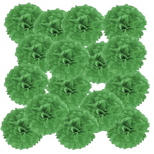 PATIKIL 4" Tissue Pom Poms Blumen, 20er Pack Papierblumenkugel für Hochzeit Brautdusche Geburtstagsparty Junggesellinnenabschied Hintergrunddekoration, Grün PATIKIL 4" Tissue Pom Poms Blumen, 20er Pack Papierblumenkugel für Hochzeit Brautdusche Geburtstagsparty Junggesellinnenabschied Hintergrunddekoration, Grün von PATIKIL