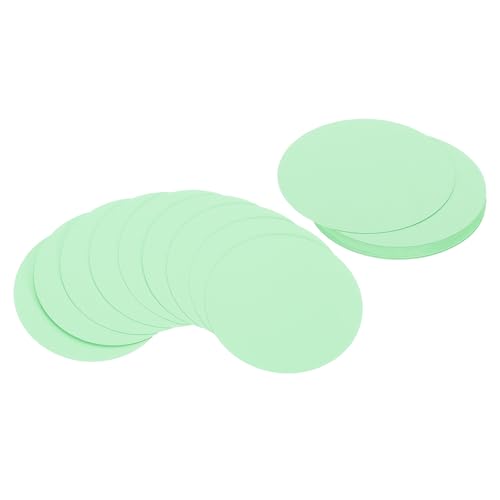 PATIKIL 4 Zoll Kreis Karton, 25 Stück runde Form Ausschnitte Papier dickes Karton Untersetzer für DIY Bastelprojekte Klassenzimmer Pinnwand Dekor, Hellgrün von PATIKIL
