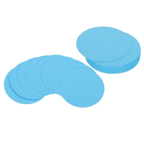 PATIKIL 4 Zoll Kreis Karton, 50 Stück runde Form Ausschnitte Papier dickes Kartonuntersetzer für DIY Bastelprojekte Klassenzimmer Pinnwanddekoration, Himmelblau PATIKIL 4 Zoll Kreis Karton, 50 Stück runde Form Ausschnitte Papier dickes Kartonuntersetzer für DIY Bastelprojekte Klassenzimmer Pinnwanddekoration, Himmelblau von PATIKIL