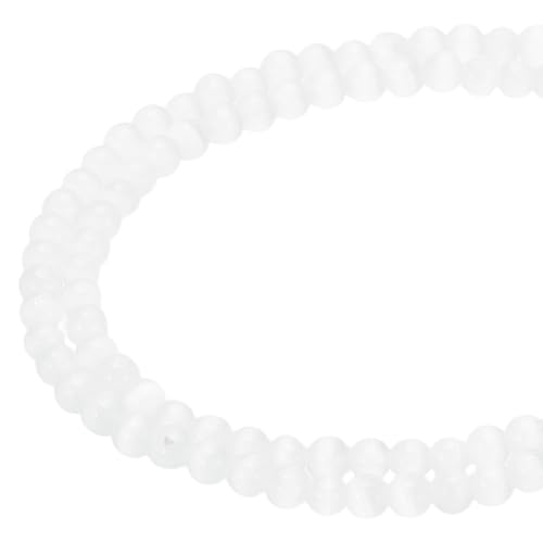 PATIKIL 4 mm Naturklare Quarzlose Perlen Set, 2 Stränge Kristallrunde Gesteinstrangperlen Perlenset Glasperlen für Armbänder Halskette Ohrringe DIY Teile Schmuck Herstellung, Weiß PATIKIL 4 mm Naturklare Quarzlose Perlen Set, 2 Stränge Kristallrunde Gesteinstrangperlen Perlenset Glasperlen für Armbänder Halskette Ohrringe DIY Teile Schmuck Herstellung, Weiß von PATIKIL