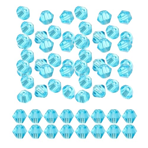 PATIKIL 4mm Bicone Glasperlen, 1800 Stück kleine facettierte Bicone Kristallperlen Charme für Ohrringe Armbänder Halsketten Ringe Schmuckherstellung DIY, Blau PATIKIL 4mm Bicone Glasperlen, 1800 Stück kleine facettierte Bicone Kristallperlen Charme für Ohrringe Armbänder Halsketten Ringe Schmuckherstellung DIY, Blau von PATIKIL