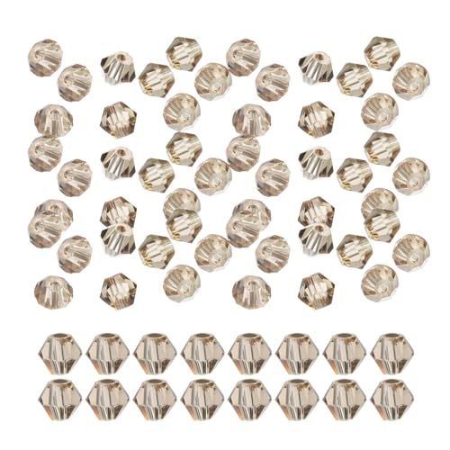 PATIKIL 4mm Bicone Glasperlen, 1800 Stück kleine facettierte Bicone Kristallperlen Charme für Ohrringe Armbänder Halsketten Ringe Schmuckherstellung DIY, Grau PATIKIL 4mm Bicone Glasperlen, 1800 Stück kleine facettierte Bicone Kristallperlen Charme für Ohrringe Armbänder Halsketten Ringe Schmuckherstellung DIY, Grau von PATIKIL
