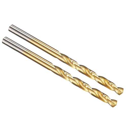 PATIKIL 4mm Bohrer, Jobber gerade Schaft M2 High-Speed Stahl 135° Titan-Nitrid TiN beschichtet für Edelstahl Hartmetall - 2er Pack PATIKIL 4mm Bohrer, Jobber gerade Schaft M2 High-Speed Stahl 135° Titan-Nitrid TiN beschichtet für Edelstahl Hartmetall - 2er Pack von PATIKIL