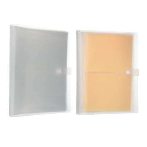 PATIKIL 4x6" Indexkartenhalter, 2 Stück 80 Seiten Halten 160 Karten Organizer Taschenbuch Binder Kartenhülle Aufbewahrungsschutz für Bilder Lernkarten Notizkarten Rezeptkarten von PATIKIL