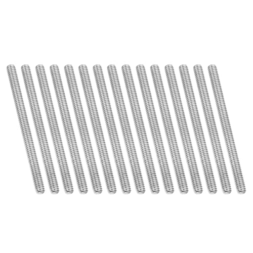 PATIKIL 5/16"-18 UNC 304 Edelstahl Gewindestange, 15 Stück 100mm Länge Langgewindeschraube Gewindestangen Gewindestab Gewindestifte für Verankerungsschraube, Klemmen, Hänger und U-Bolzen von PATIKIL