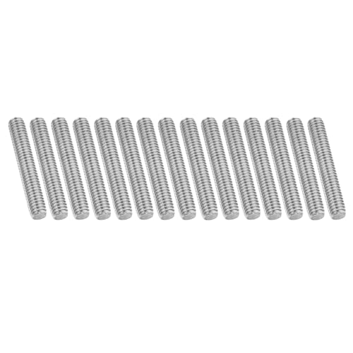 PATIKIL 5/16"-18 UNC 304 Edelstahl Gewindestange, 15 Stück 50mm Länge Langgewindeschraube Gewindestangen Gewindestab Gewindestifte für Verankerungsschraube, Klemmen, Hänger und U-Bolzen von PATIKIL