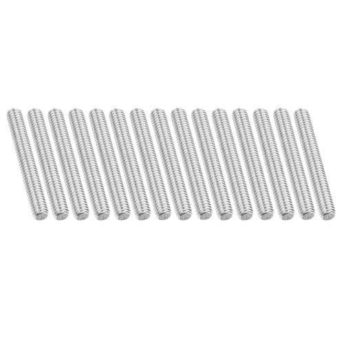 PATIKIL 5/16"-18 UNC 304 Edelstahl Gewindestange, 15 Stück 70mm Länge Langgewindeschraube Gewindestangen Gewindestab Gewindestifte für Verankerungsschraube, Klemmen, Hänger und U-Bolzen von PATIKIL