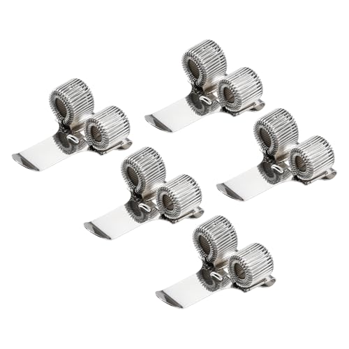 PATIKIL 5 Stück Stifthalter Clips, Metall Stift Clip Halter Verstellbare Schleife Stift Bleistift Organizer mit Doppel Feder Schleife für Notizbuch, Klemmbrett, Silber Ton PATIKIL 5 Stück Stifthalter Clips, Metall Stift Clip Halter Verstellbare Schleife Stift Bleistift Organizer mit Doppel Feder Schleife für Notizbuch, Klemmbrett, Silber Ton von PATIKIL