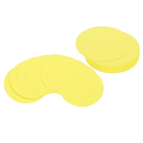 PATIKIL 5 Zoll Kreiskartenkarton, 50 Stück runde Formausschnitte Papier dickes Kartonuntersetzer für DIY Bastelprojekte Klassenzimmer Pinnwanddekoration, Gelb PATIKIL 5 Zoll Kreiskartenkarton, 50 Stück runde Formausschnitte Papier dickes Kartonuntersetzer für DIY Bastelprojekte Klassenzimmer Pinnwanddekoration, Gelb von PATIKIL