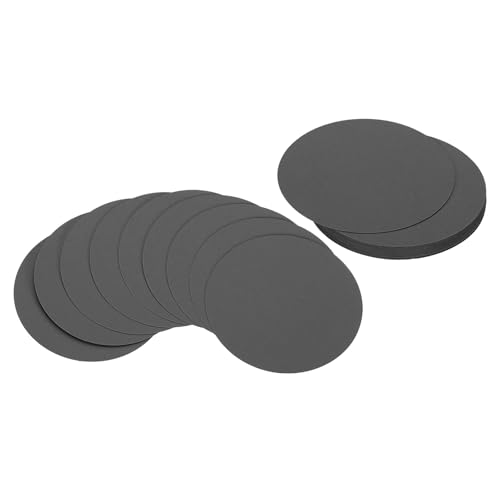 PATIKIL 5 Zoll Kreiskarton, 25 Stück runde Formausschnitte aus dickem Karton für DIY Bastelprojekte Klassenzimmer Pinnwanddekoration, Schwarz PATIKIL 5 Zoll Kreiskarton, 25 Stück runde Formausschnitte aus dickem Karton für DIY Bastelprojekte Klassenzimmer Pinnwanddekoration, Schwarz von PATIKIL