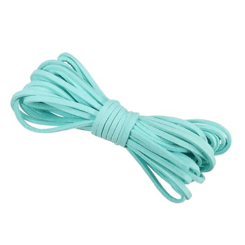 PATIKIL 5.5 Yards x 3mm Kunst Wildleder Kordel Leder Spitze Schnur für Armband Halskette Perlen Herstellung Heimwerken Himmel Blau PATIKIL 5.5 Yards x 3mm Kunst Wildleder Kordel Leder Spitze Schnur für Armband Halskette Perlen Herstellung Heimwerken Himmel Blau von PATIKIL